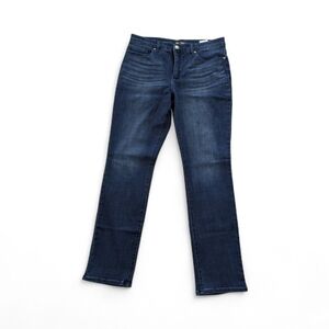 Lee Sculpting Slim Fit Jeans Womens 16 Long Blue Slim Leg Mid Rise